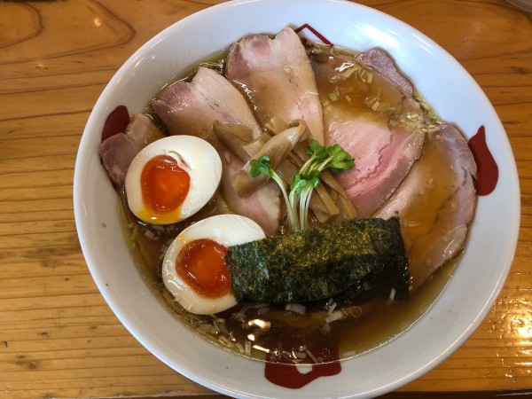 「肉そば」@支那そば やまき 正月屋分店の写真