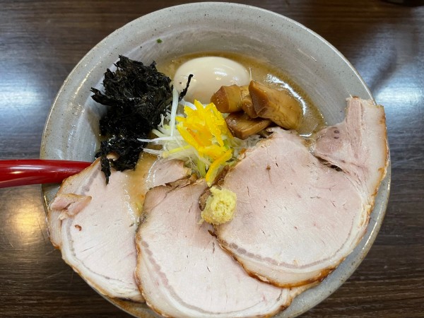 「味噌らーめん＋お得盛り＋黒バラ海苔」@味噌専門 麺屋大河の写真