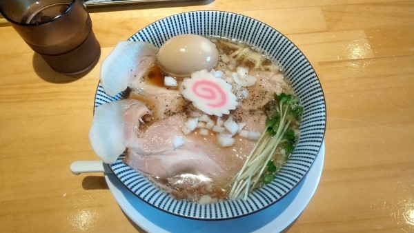 「味玉煮干醤油らーめん1000円」@麺家 たけ田の写真