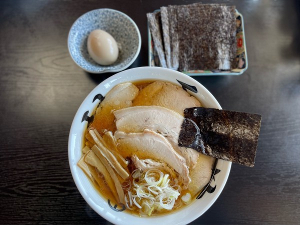 「チャーシューメン＋味玉＋海苔」@中華そば処 琴平荘の写真