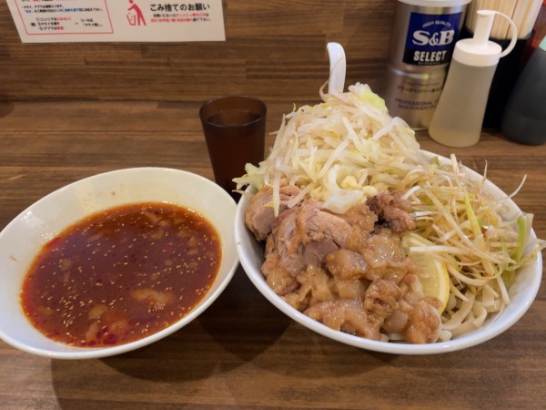 「辛つけ麺」@男気らーめん アカギの写真