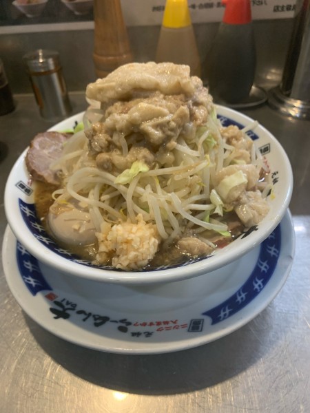 「ラーメン小　味玉　豚」@ラーメン大 下高井戸店の写真