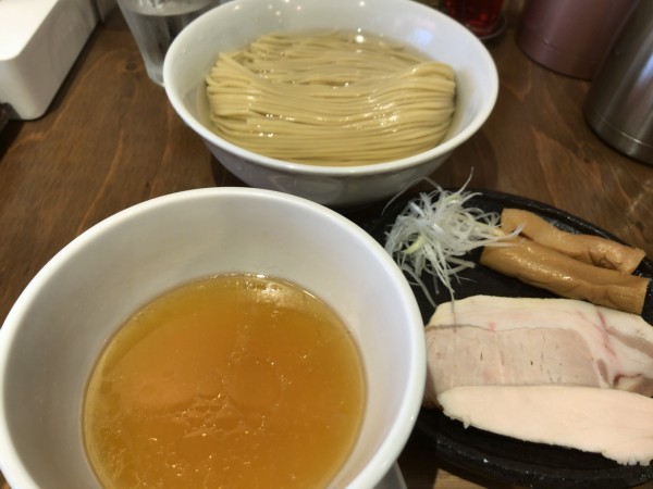 「つけ麺300g（塩）➕かき油」@麺屋鈴春の写真
