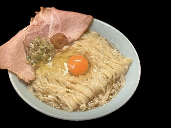 「冷やし昆布水まぜそば　750円」@豚骨らーめん れんの写真