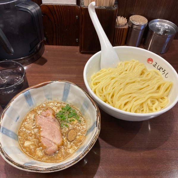 「つけ麺大盛り」@豚骨醤油らーめん まぼろしの写真