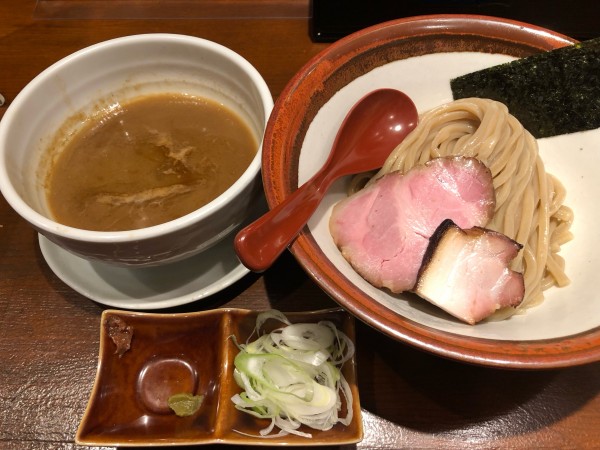 「つけ麺」@長男、ほそのたかしの写真