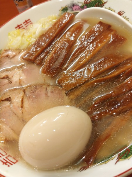 「塩麹そば・全増し」@中華そば さとう 元町店の写真