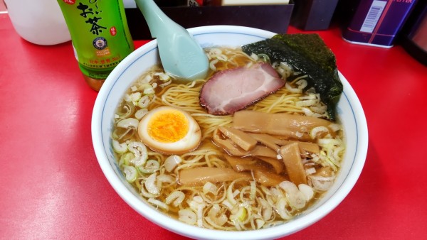 「ラーメン　半チャーハンセット　　900円」@あ麺んぼの写真
