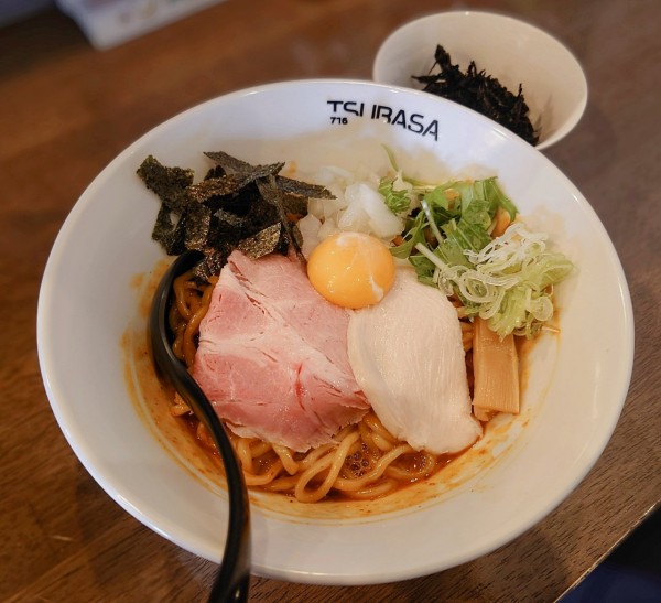 「まぜそば」@ラーメン翼の写真