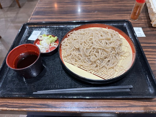 「もりそば（並盛）550円」@そば三昧 高崎店の写真