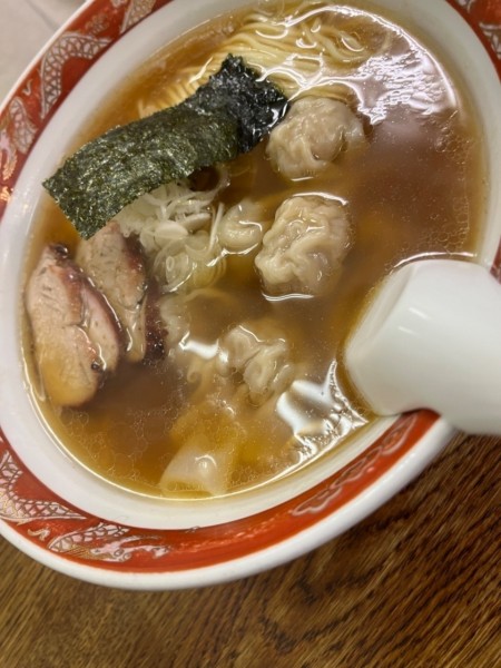 「ワンタン麺」@支那ソバ かづ屋の写真