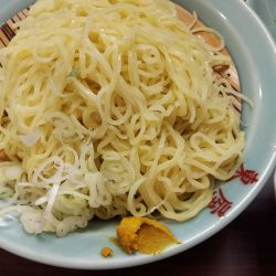 ざるラーメンと半チャーハンセット 800円
