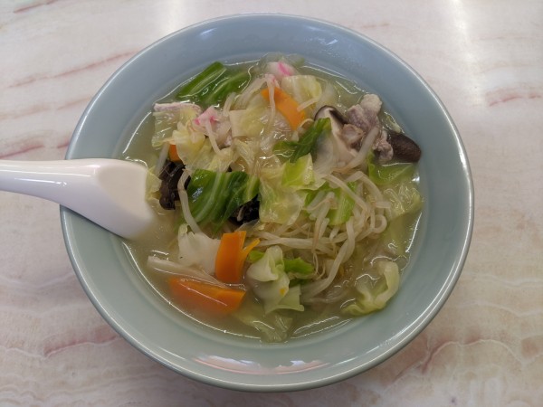 「タンメン：680円」@中華・洋食 南光軒の写真