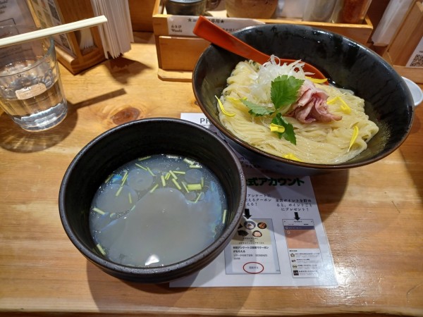 「しじみと焼きあごのつけ麺」@焼きあご塩らー麺 たかはし 上野店の写真