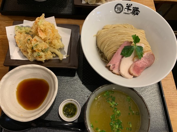 「昆布水のあっさり塩つけ麺」@麺家 半蔵の写真