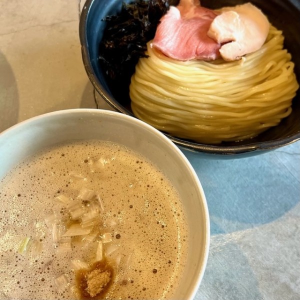 「【本日の限定】えびシオつけめん」@八二軒の写真