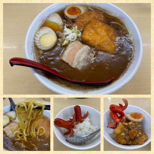 「カレーらーめん 860円」@らーめん食堂 正味の写真