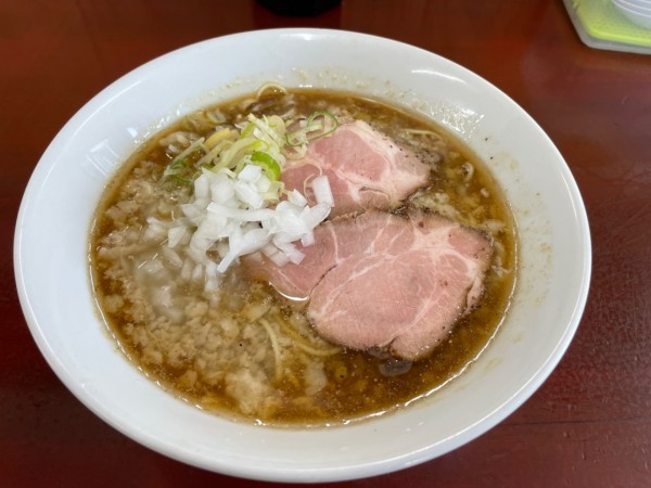 「背脂煮干しラーメン＋和え玉」@麺屋 結の写真