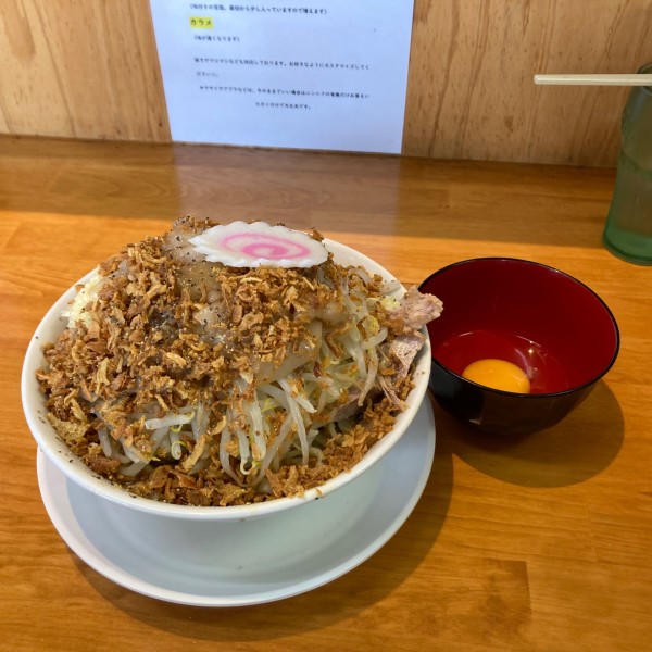 「汁なし(300g)」@ラーメン吉 麺どくせぇの写真