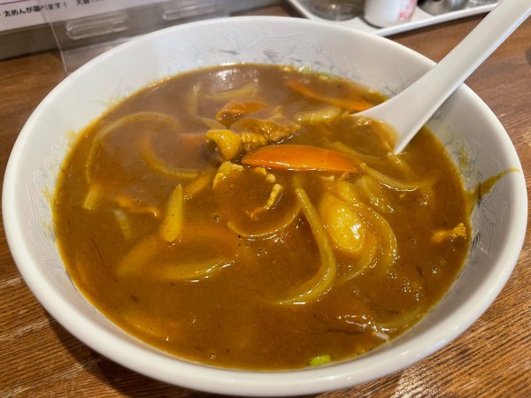 「カレーラーメン 1000円」@らーめん北斗 一之江店の写真