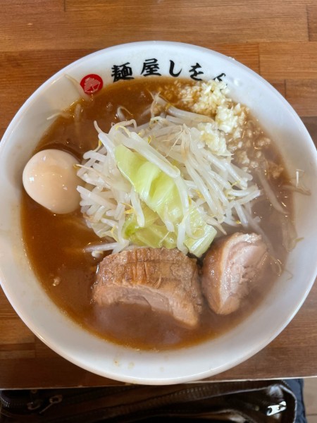 「ミニラーメン 味付玉子」@麺屋しをんの写真