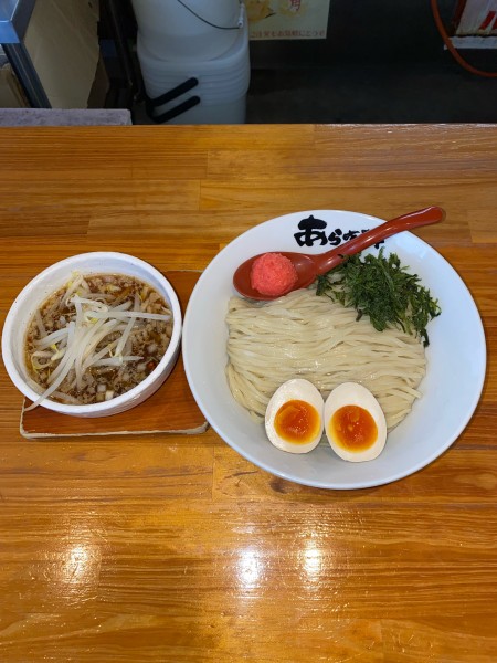 「ショーガヤサイつけ麺得大盛¥1,150円(期間限定)」@ニボチャチャ！！ラーメン あらき軒の写真