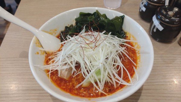 「コッテリの赤辛醤油らー麺」@コッテリの塩らー麺専門店 MANNISH 日暮里店の写真