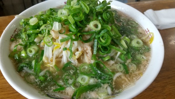 「中華そば　野菜　脂」@スエヒロ 欽明路店の写真