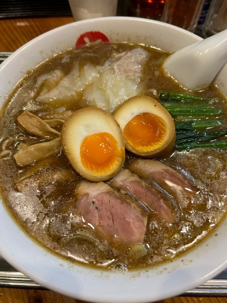 「まるきそば＋瓶ビール」@中華そば まるきの写真