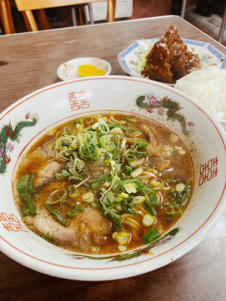「ラーメン定食」@御食事処 栄軒の写真