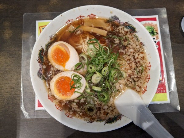 「味玉ラーメン（910円）」@来来亭 石神井店の写真