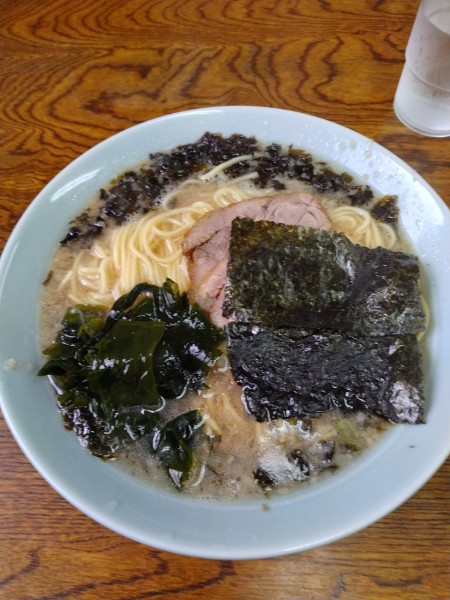 「岩のりラーメン」@ラーメンショップ 石川店の写真