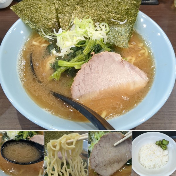 「特とん塩らーめん＋半ライス＝900円」@横浜家系らーめん 侍 上野店の写真