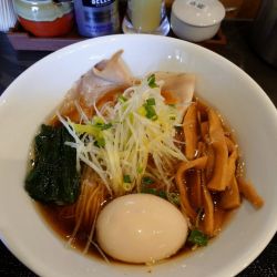 つくば鶏のとりそば(味玉)