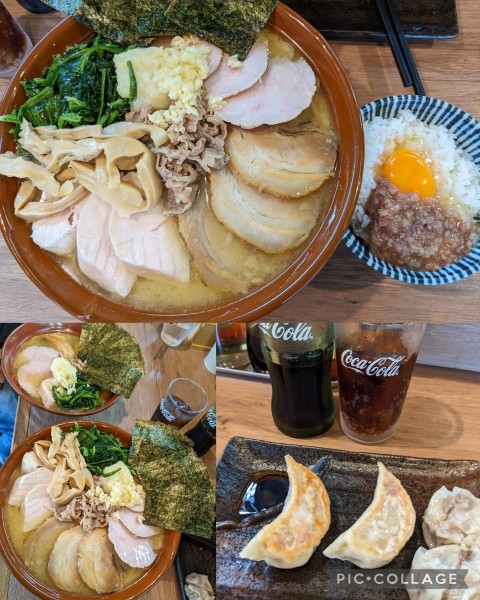 「【限定】酒麺童子式家系ラーメン」@饗処 酒麺童子の写真