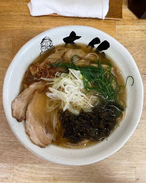 「魚介らーめん」@麺 大仏の写真