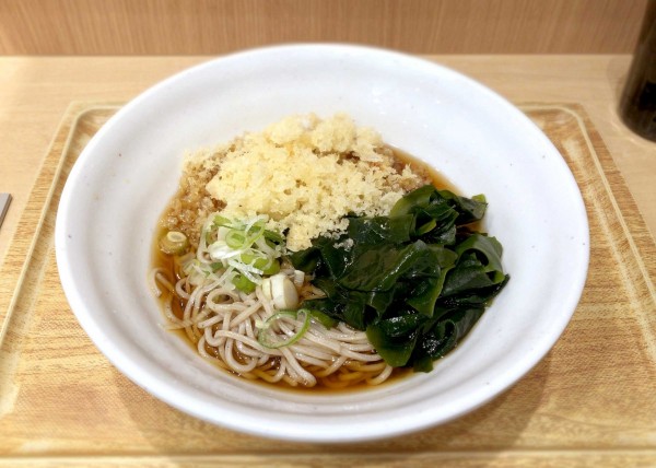 「冷したぬきそば(480円)」@笠丸そば 御徒町店の写真