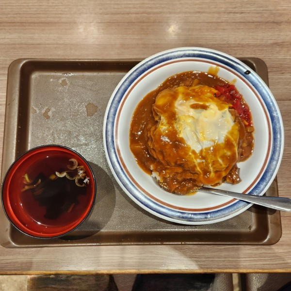 「カレーかつ丼」@名代 富士そば 立川店の写真