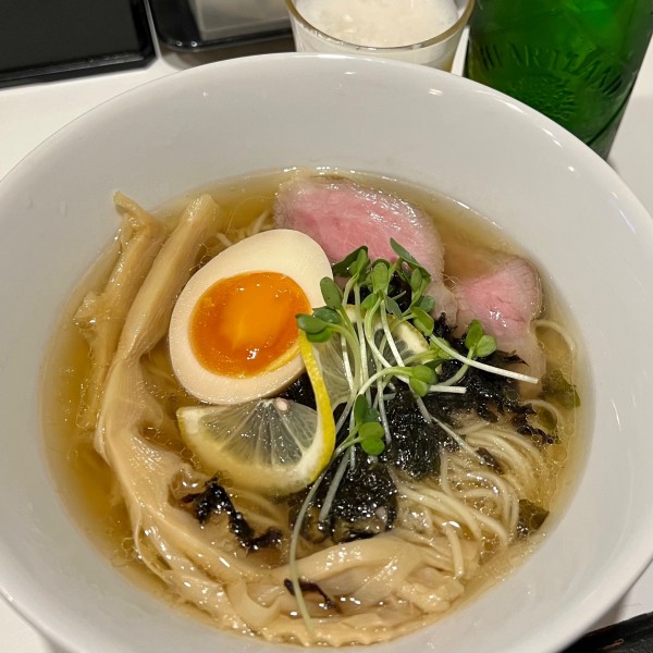 「にぼししお＋びーる（小瓶）」@にぼしらぁめん りんかぁんの写真