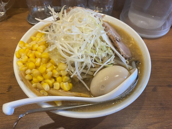 「まる得野菜たっぷり味噌ラーメン1,200円」@ラーメン 嘉祥の写真