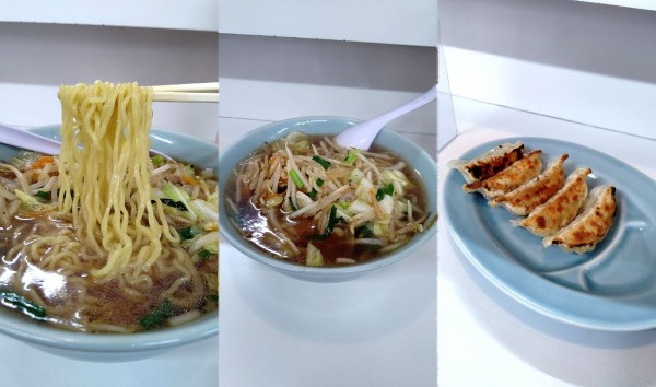 「『野菜ラーメン+ギョーザ(¥680+350)』」@はちのこ食堂の写真
