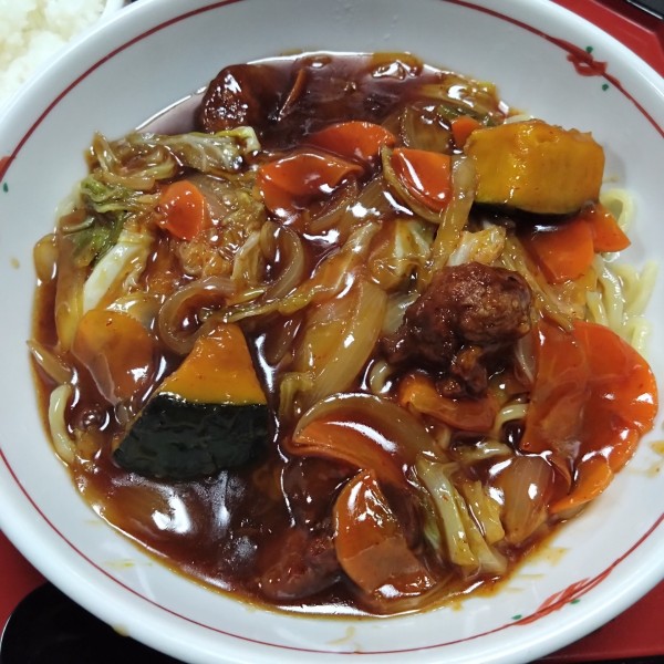 「スタミナ冷やし800円、半ライス100円他」@ひろうらの写真