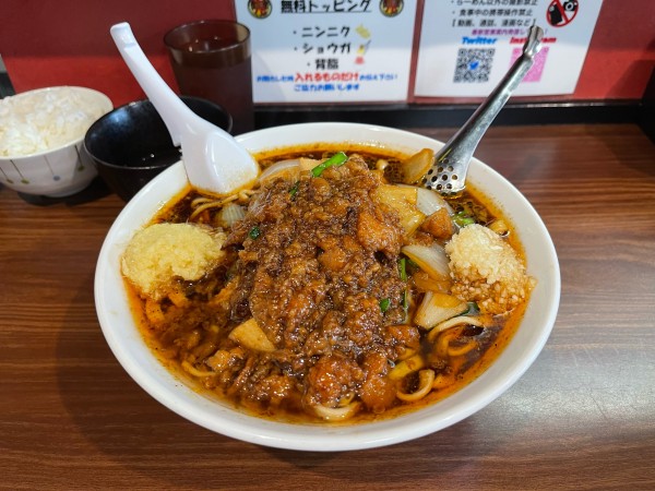 「スタ満ソバ」@元祖スタミナ満点らーめん すず鬼 熊谷うえちゃん店の写真