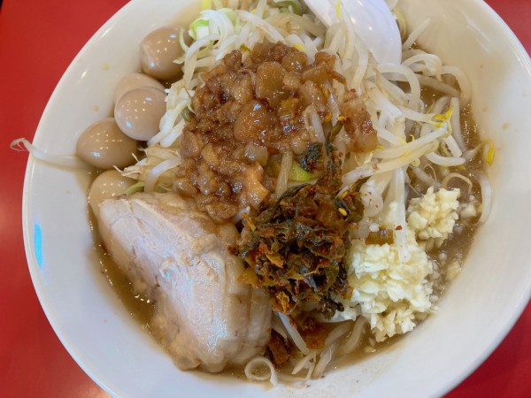 「ラーメン＋うずら＋生卵」@豚ゆうの写真