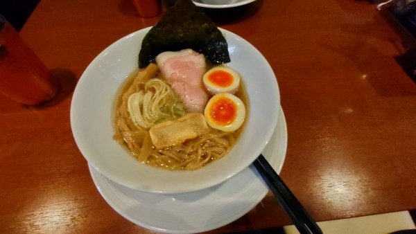 「津軽煮干し中華そば＋和え玉1200円」@酒肴場 屯の写真