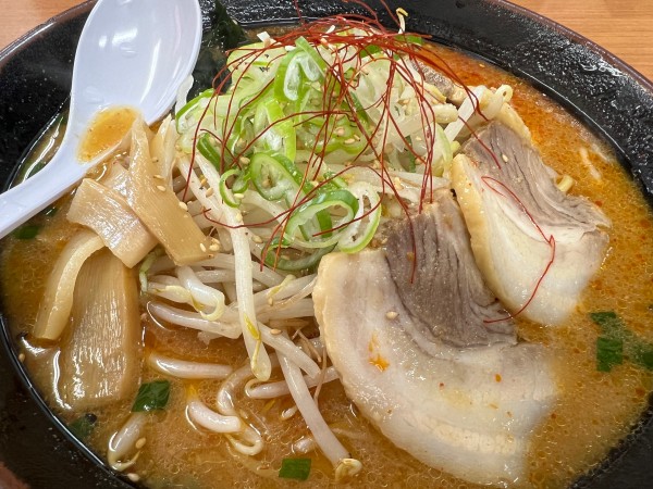 「辛味噌ラーメン」@ラーメンとん太 川崎小向店の写真