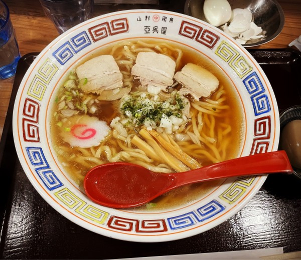 「あごだし中華」@亞呉屋 山形駅前店の写真