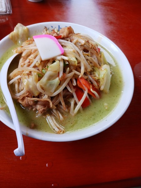 「濃厚バジルタンメン」@極濃湯麺シントミ 本庄インター店の写真