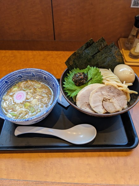 「特製つけめん＋生七味」@舎鈴 新所沢店の写真
