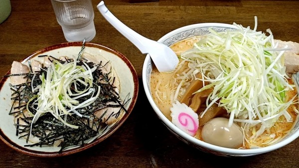 「山形味噌ネギラーメン」@らーめん ちゃあみい 天童店の写真